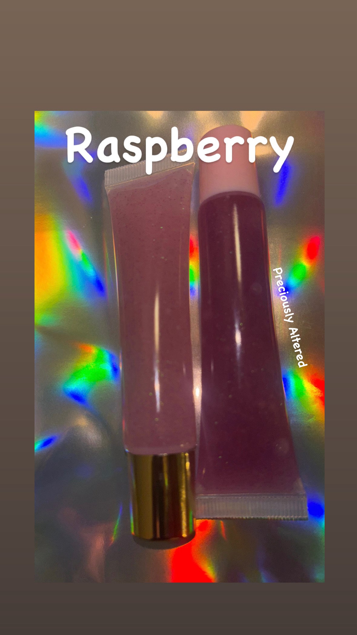 Raspberry gloss